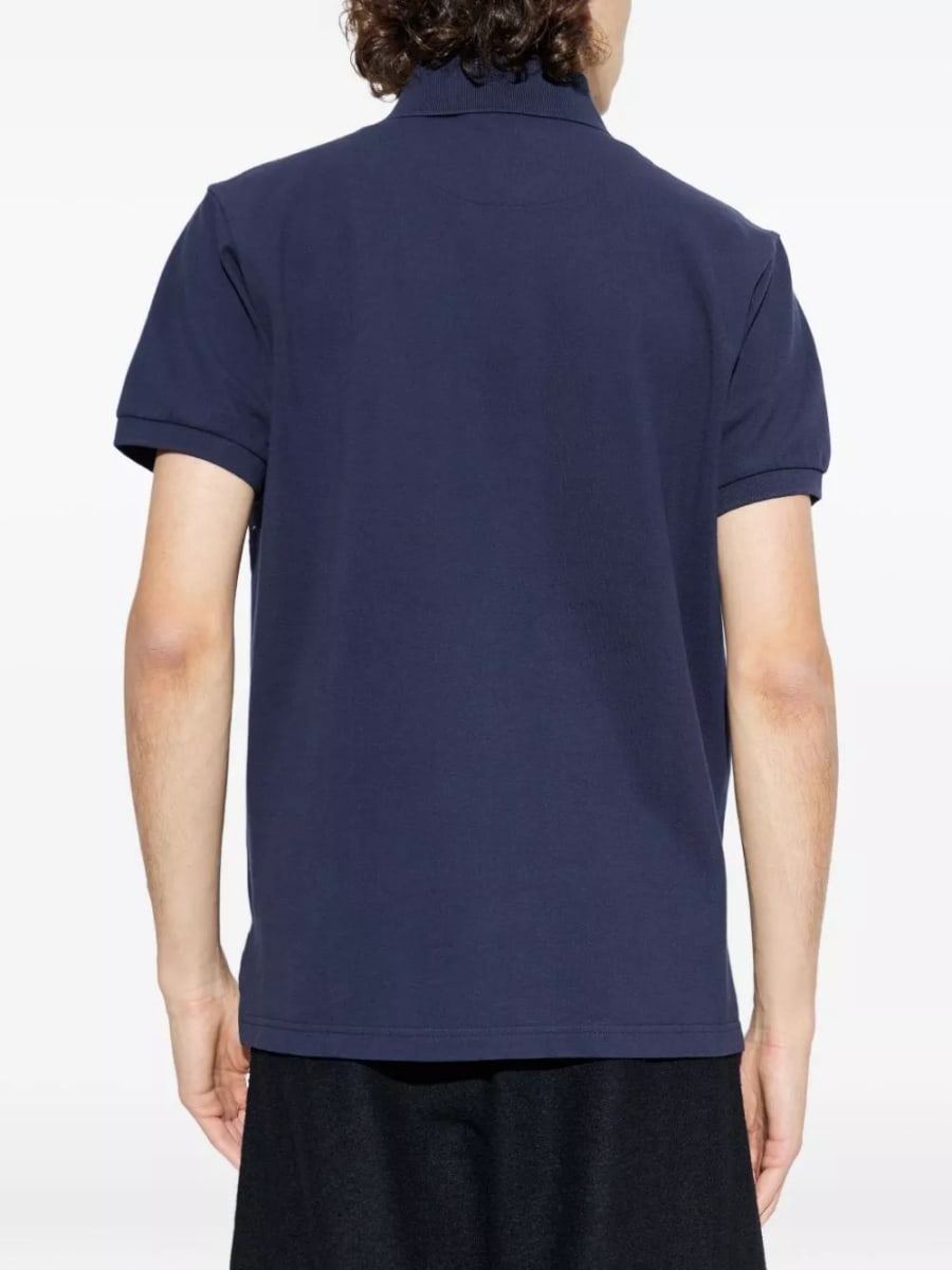 Etro logo la polo in cotone, view 5