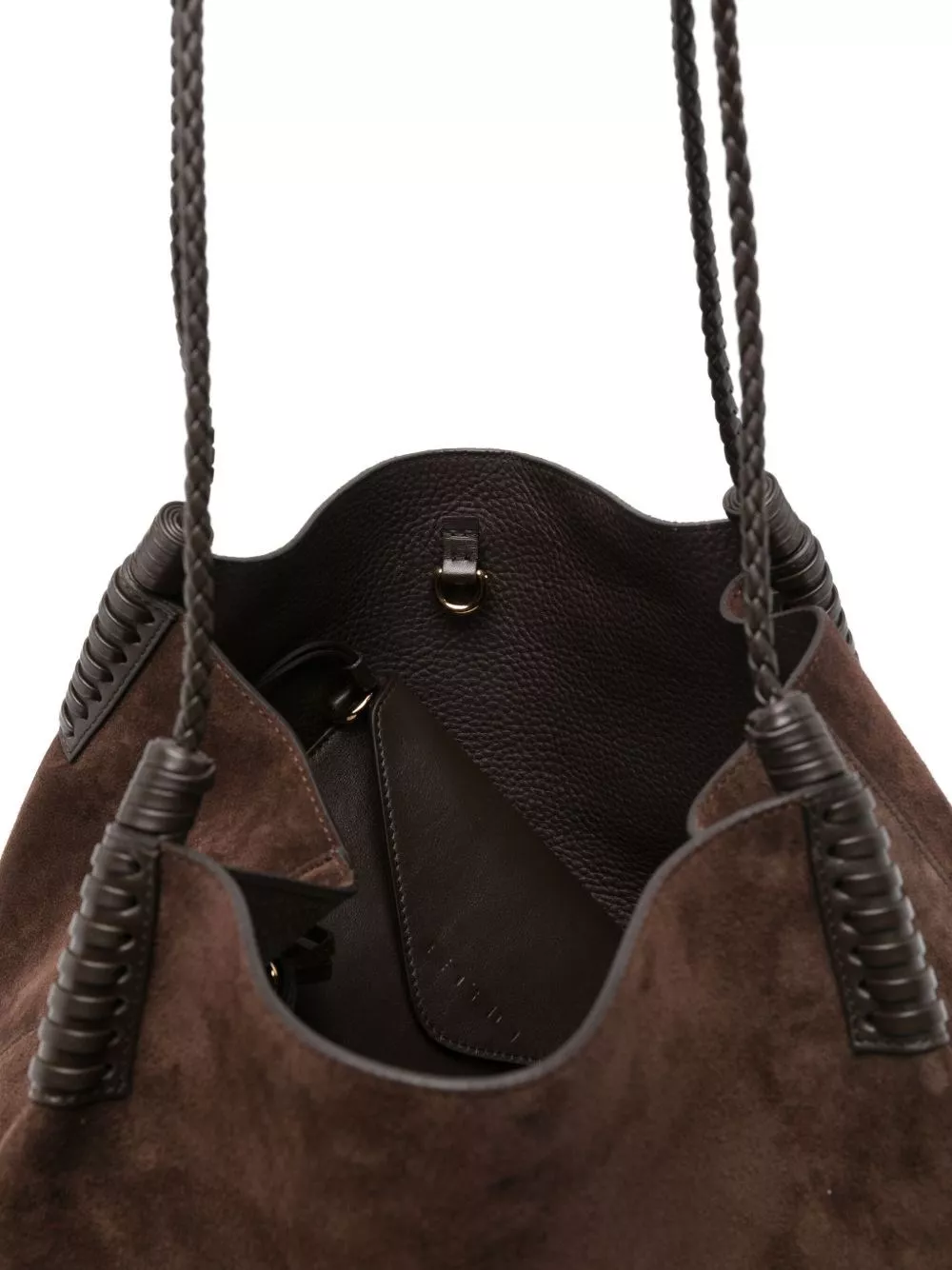 Etro Borsa shopping in pelle grande, view 2