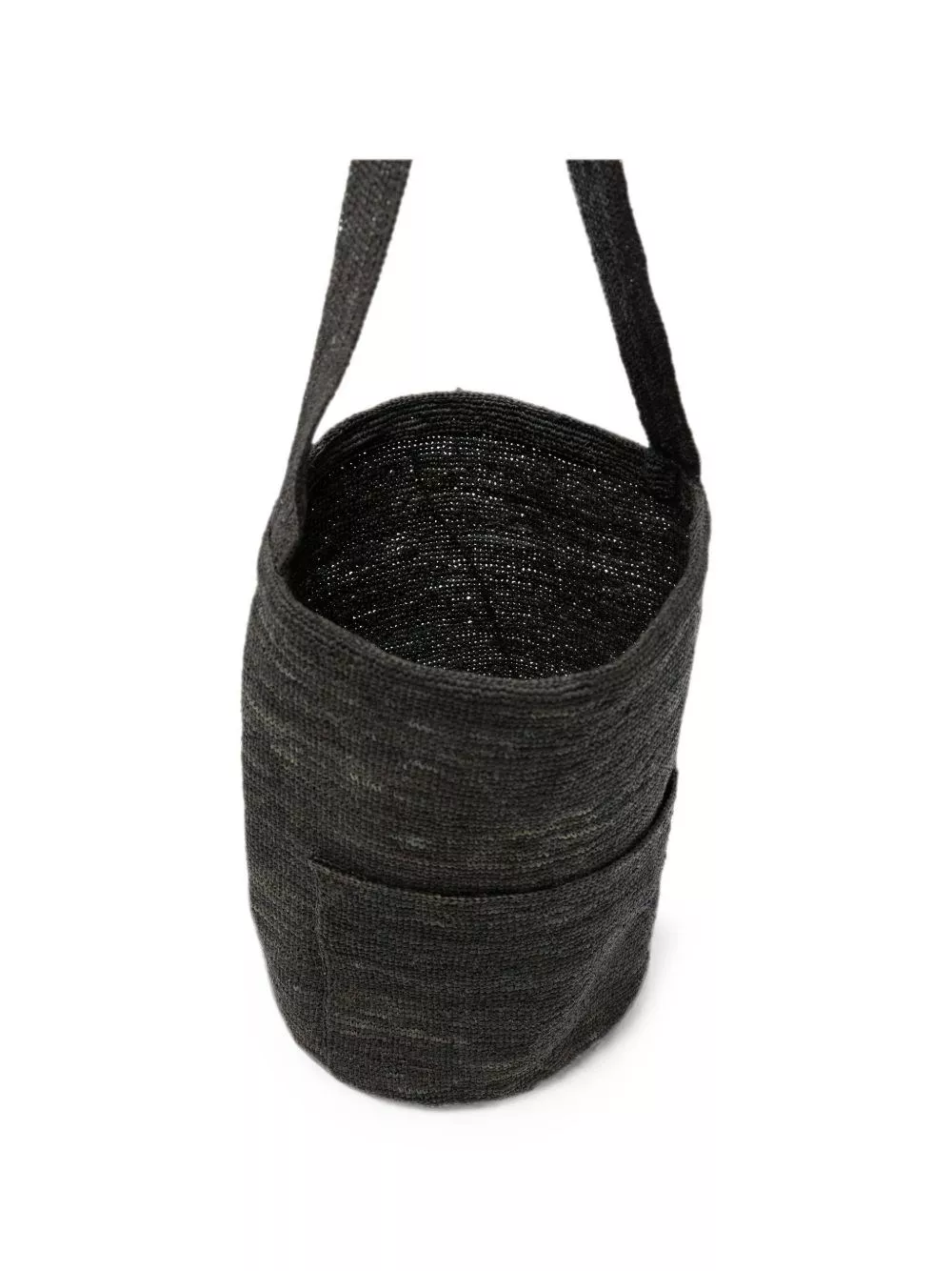 Sophie digard Borsa a secchiello Rafia, view 2