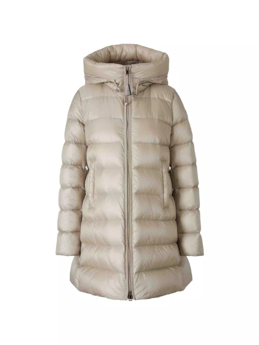 Moncler Giacca midi in piuma Suyenne