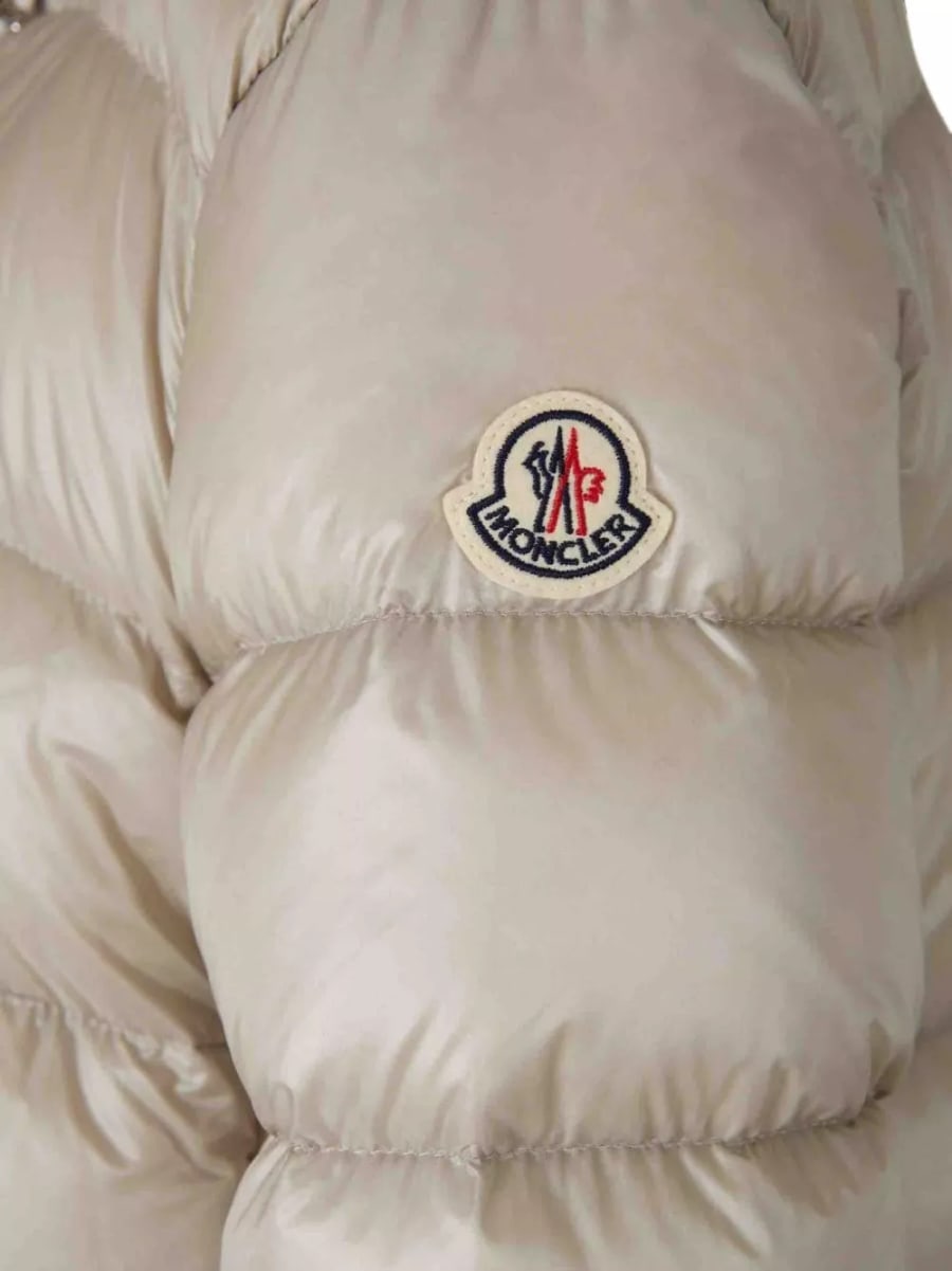 Moncler Giacca midi in piuma Suyenne, view 2
