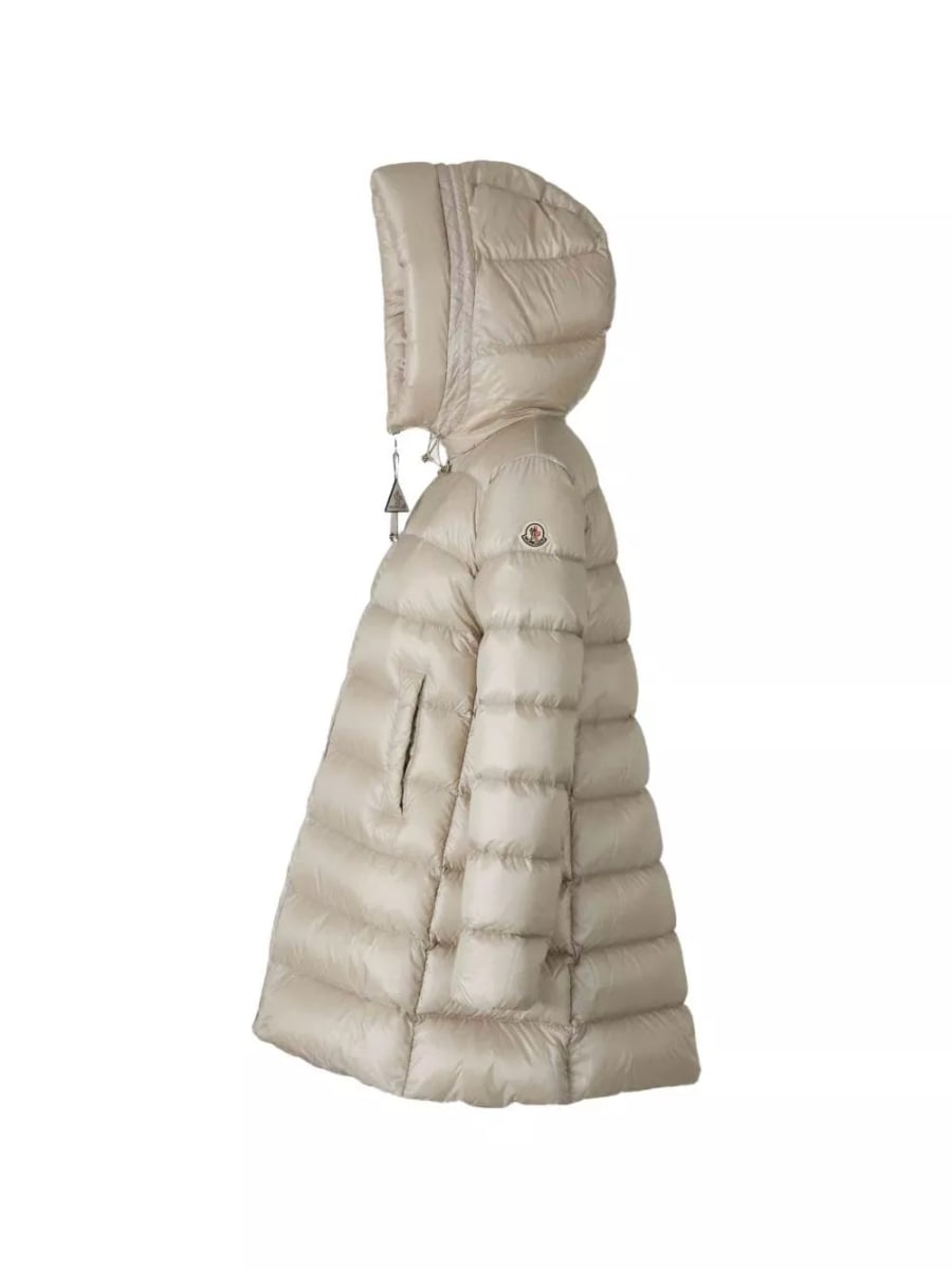 Moncler Giacca midi in piuma Suyenne, view 4