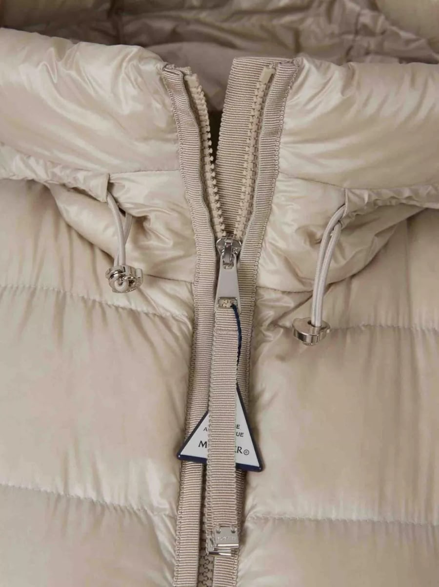 Moncler Giacca midi in piuma Suyenne, view 5