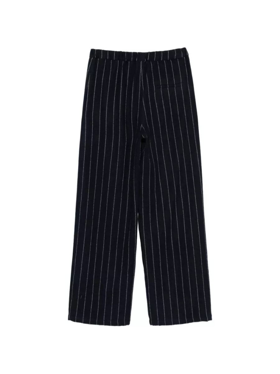 Alysi Pantaloni larghi a righe in lana, view 3