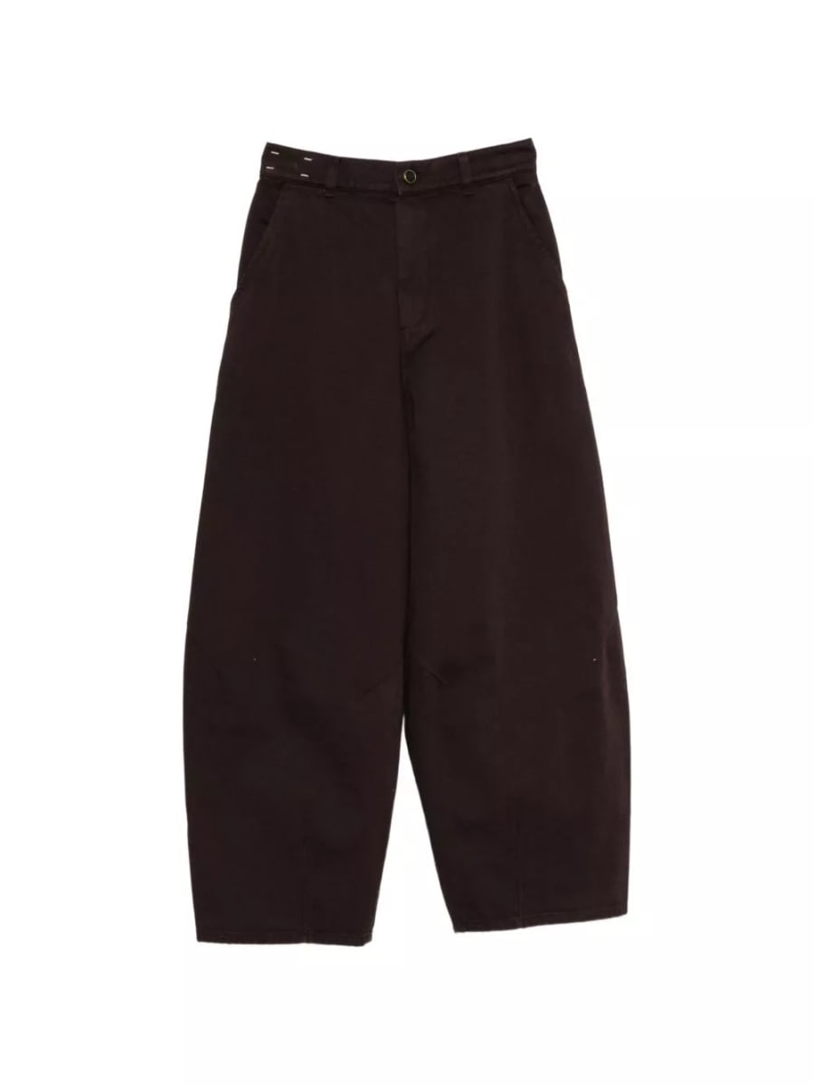 Alysi Pantaloni a barile in cotone