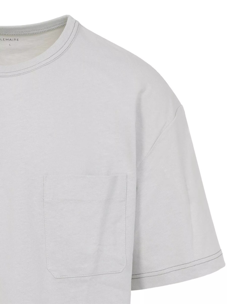Lemaire T-shirt in cotone, view 3