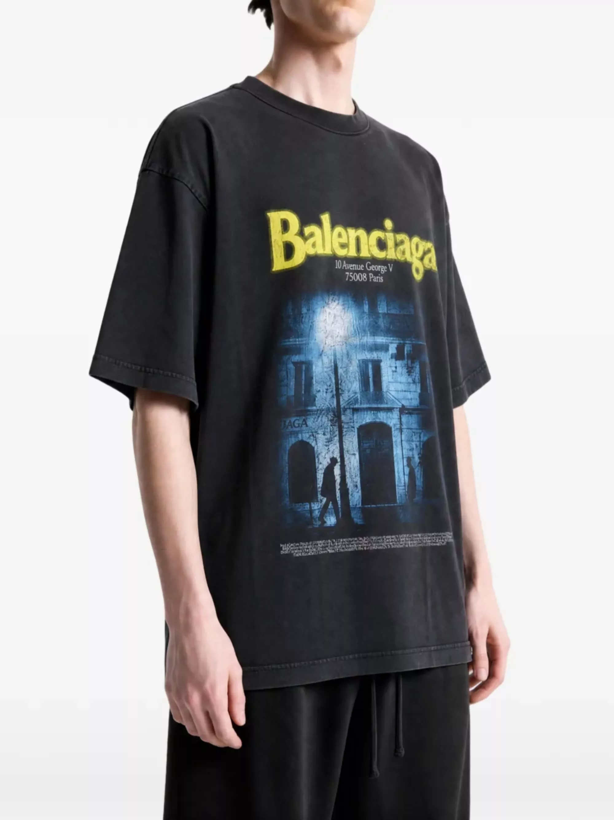Balenciaga T-shirt Stampata, view 2