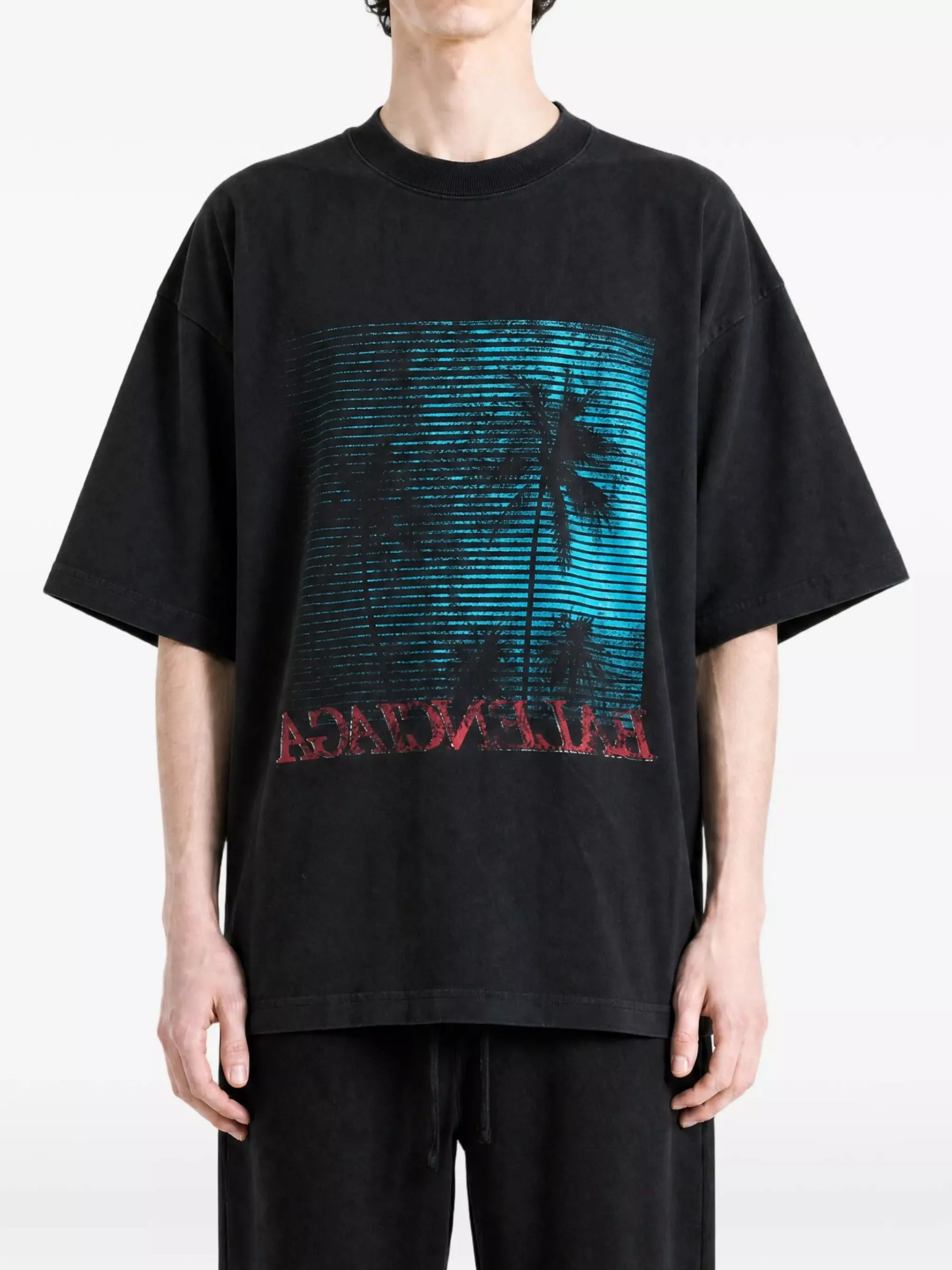 Balenciaga T-shirt Stampata, view 2