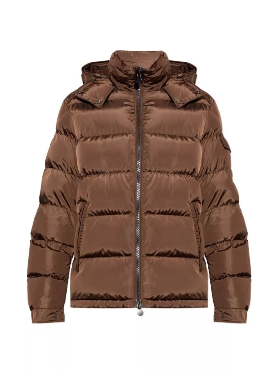 Moncler Giacca corta in piuma Maya