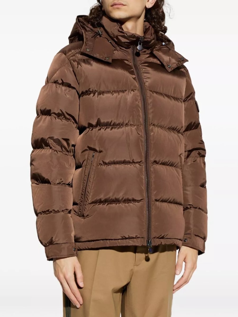 Moncler Giacca corta in piuma Maya, view 2