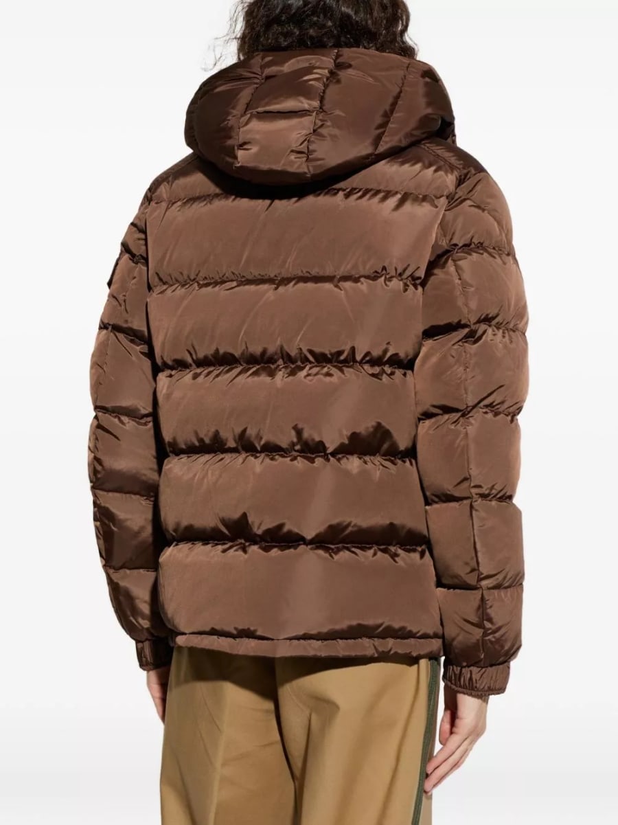 Moncler Giacca corta in piuma Maya, view 3
