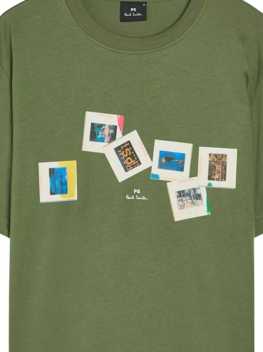 Ps paul smith T-shirt in cotone Slides, view 2