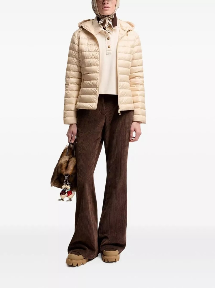 Moncler Giacca corta in piuma Igelhood, view 5