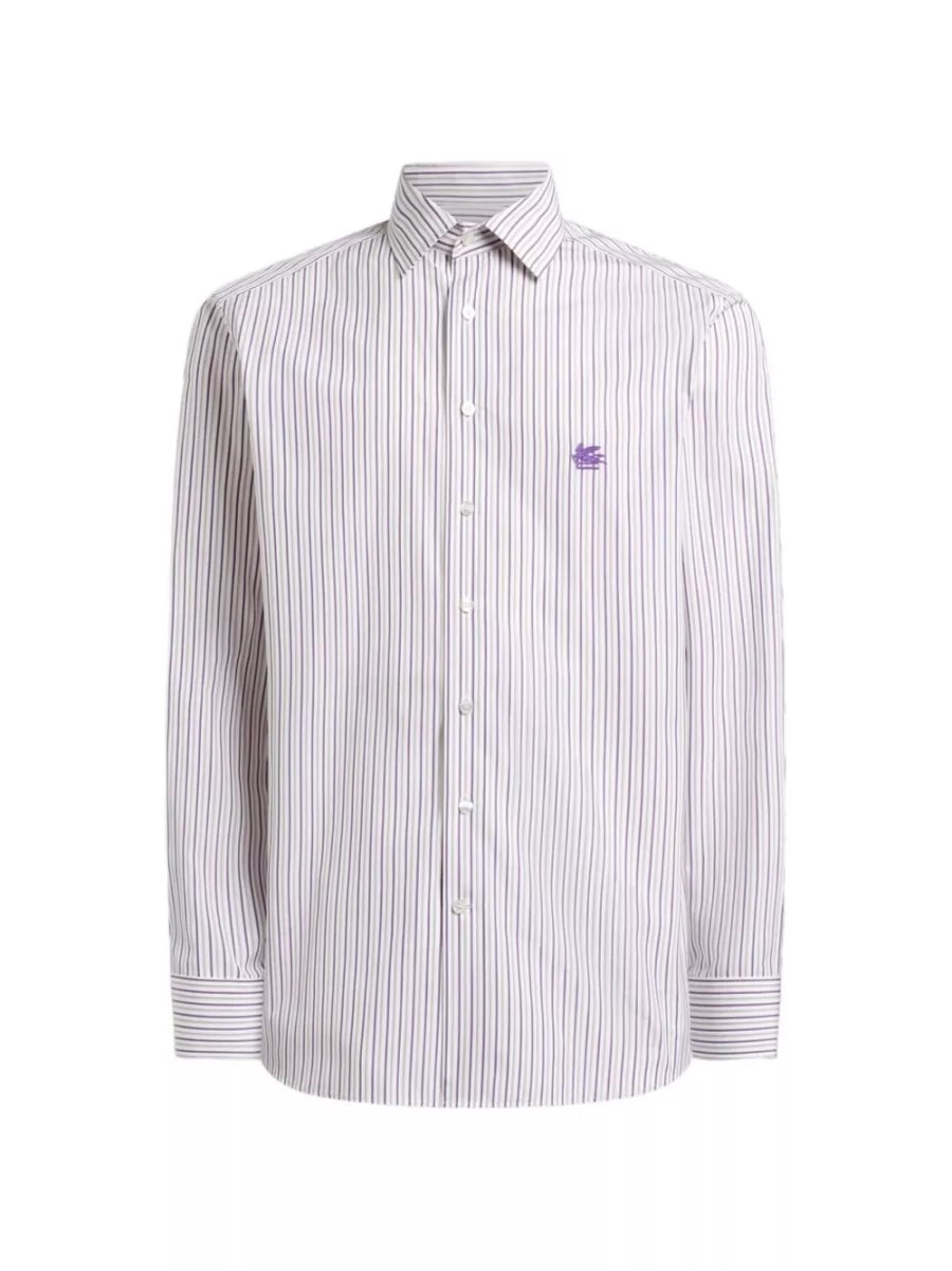 Etro Camicia a righe in cotone