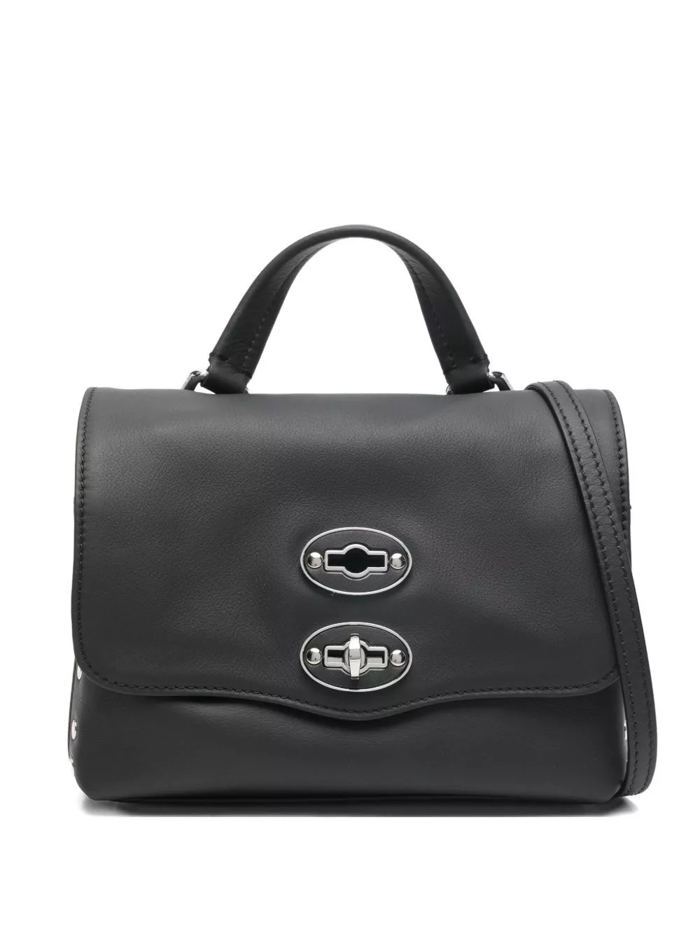 Zanellato Borsa a mano in pelle baby Postina Saeta