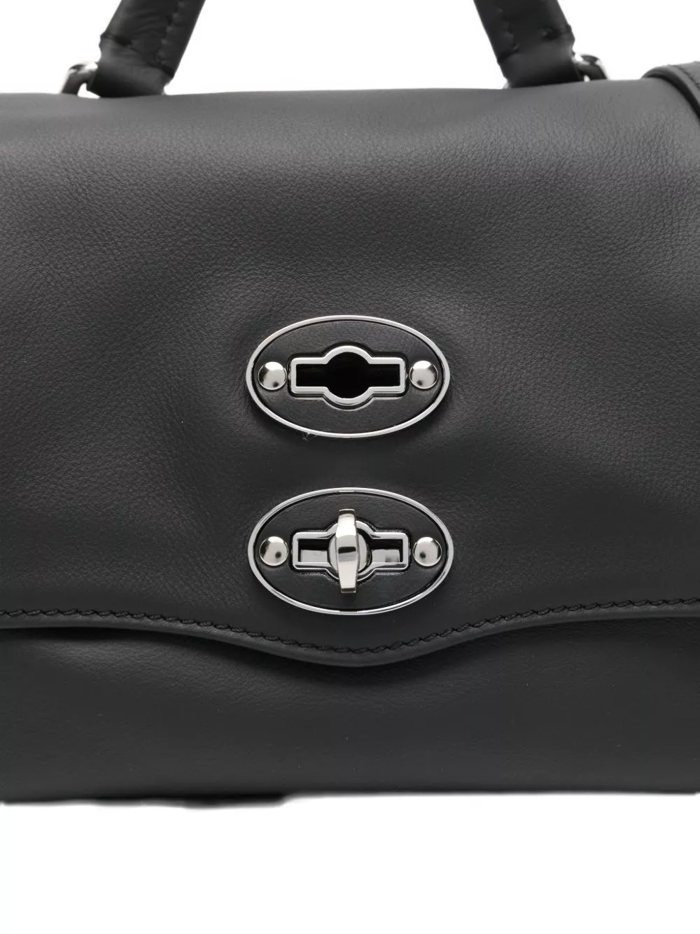 Zanellato Borsa a mano in pelle baby Postina Saeta, view 2