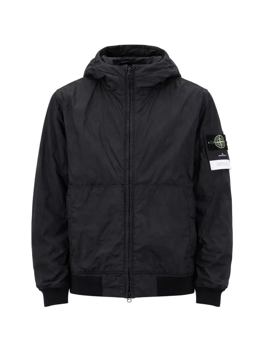 Stone Island Giacca blouson in nylon con logo