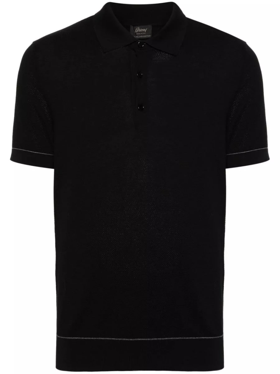 Brioni la polo in cotone