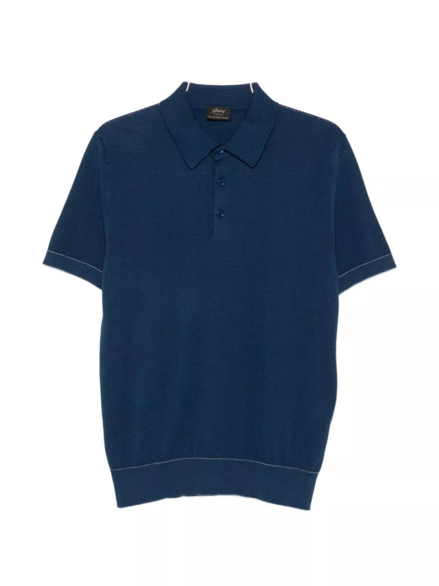 Brioni la polo in cotone