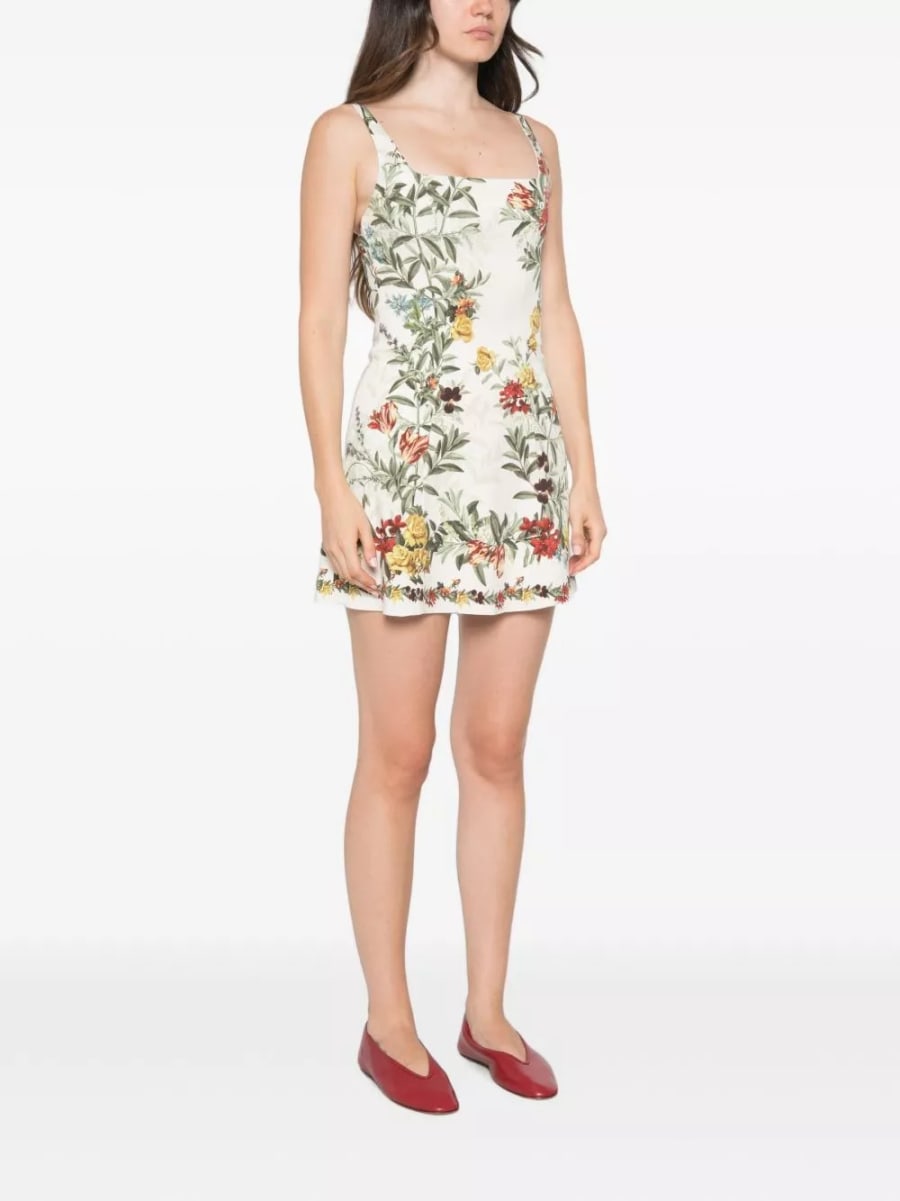 Alice+olivia Abito mini stampato, view 5