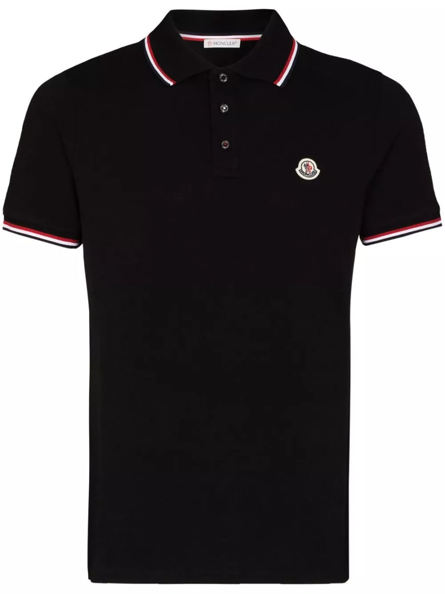 Moncler Logo la polo in cotone