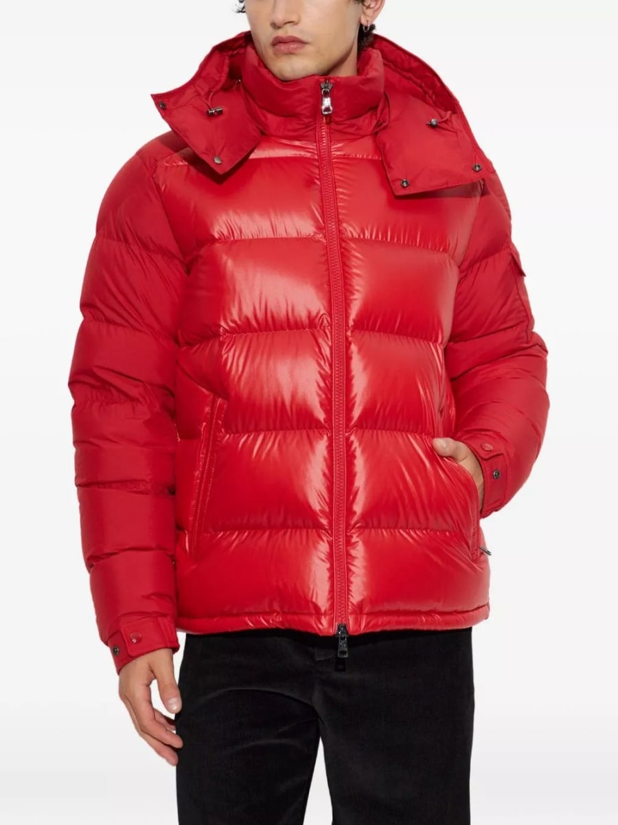 Moncler Giacca corta in piuma Maya, view 2