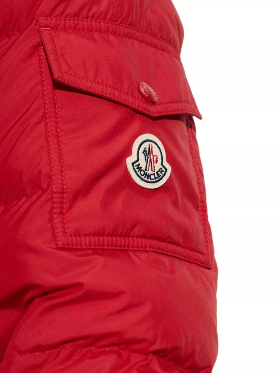 Moncler Giacca corta in piuma Maya, view 3
