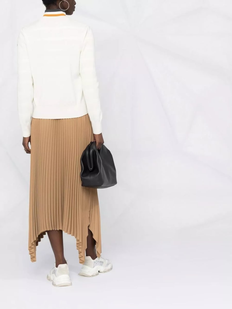 Moncler Cardigan imbottito in lana e nylon, view 5