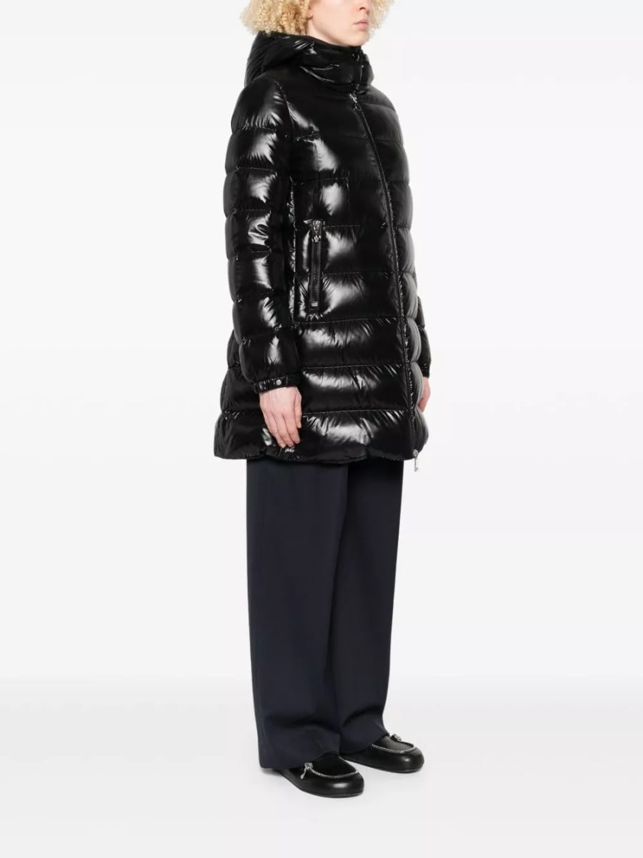 Moncler Giacca lunga in piuma Courcelles, view 5
