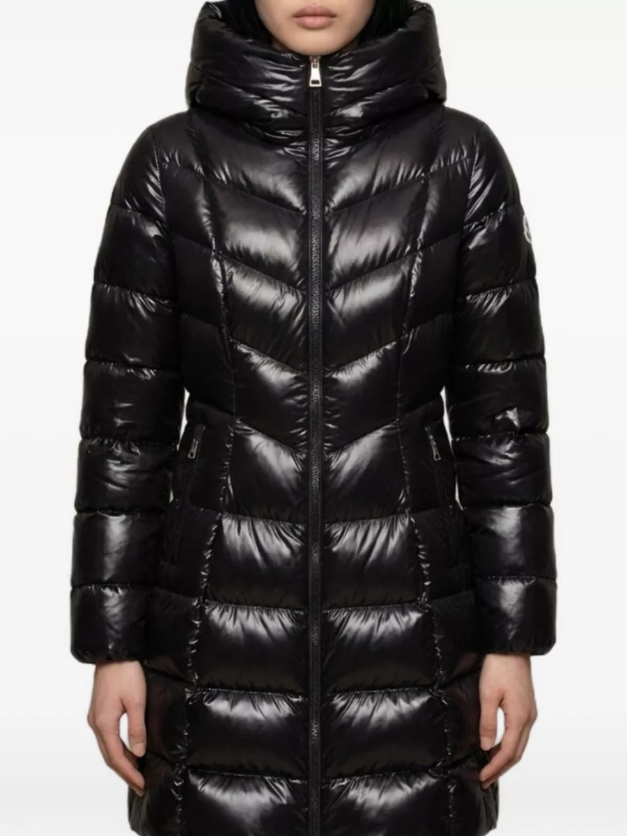 Moncler Giacca lunga in piuma Marusse