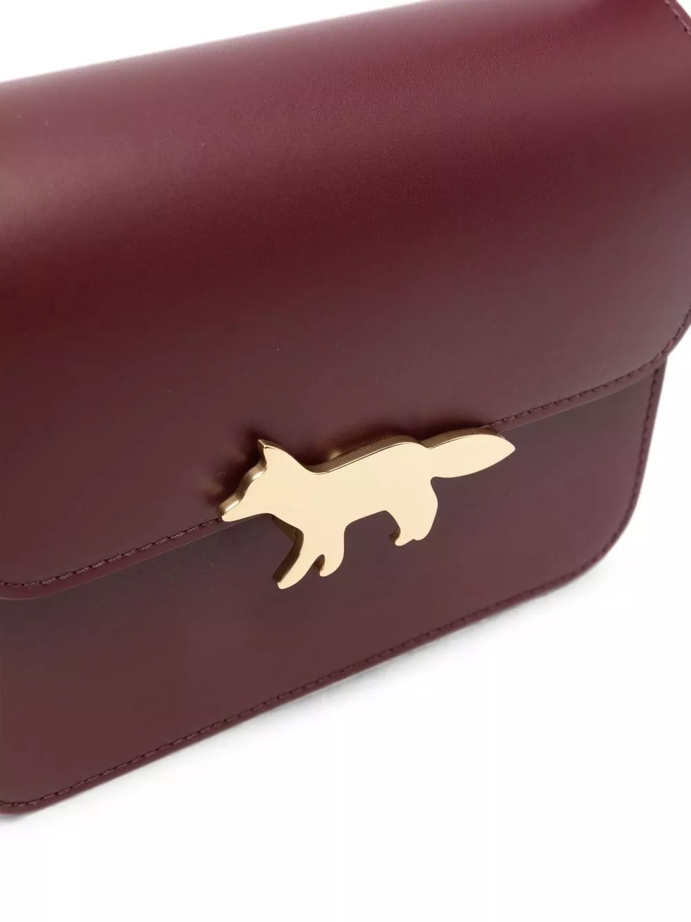 Maison kitsune' Borsa a tracolla in pelle Edie, view 2