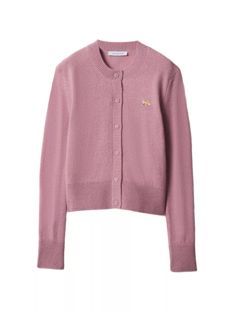 Maison kitsune' Cardigan in lana Baby Fox