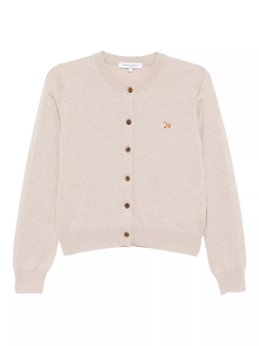 Maison kitsune' Cardigan in lana Baby Fox