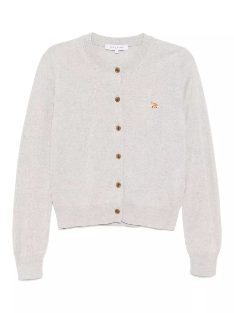 Maison kitsune' Cardigan in lana Baby Fox