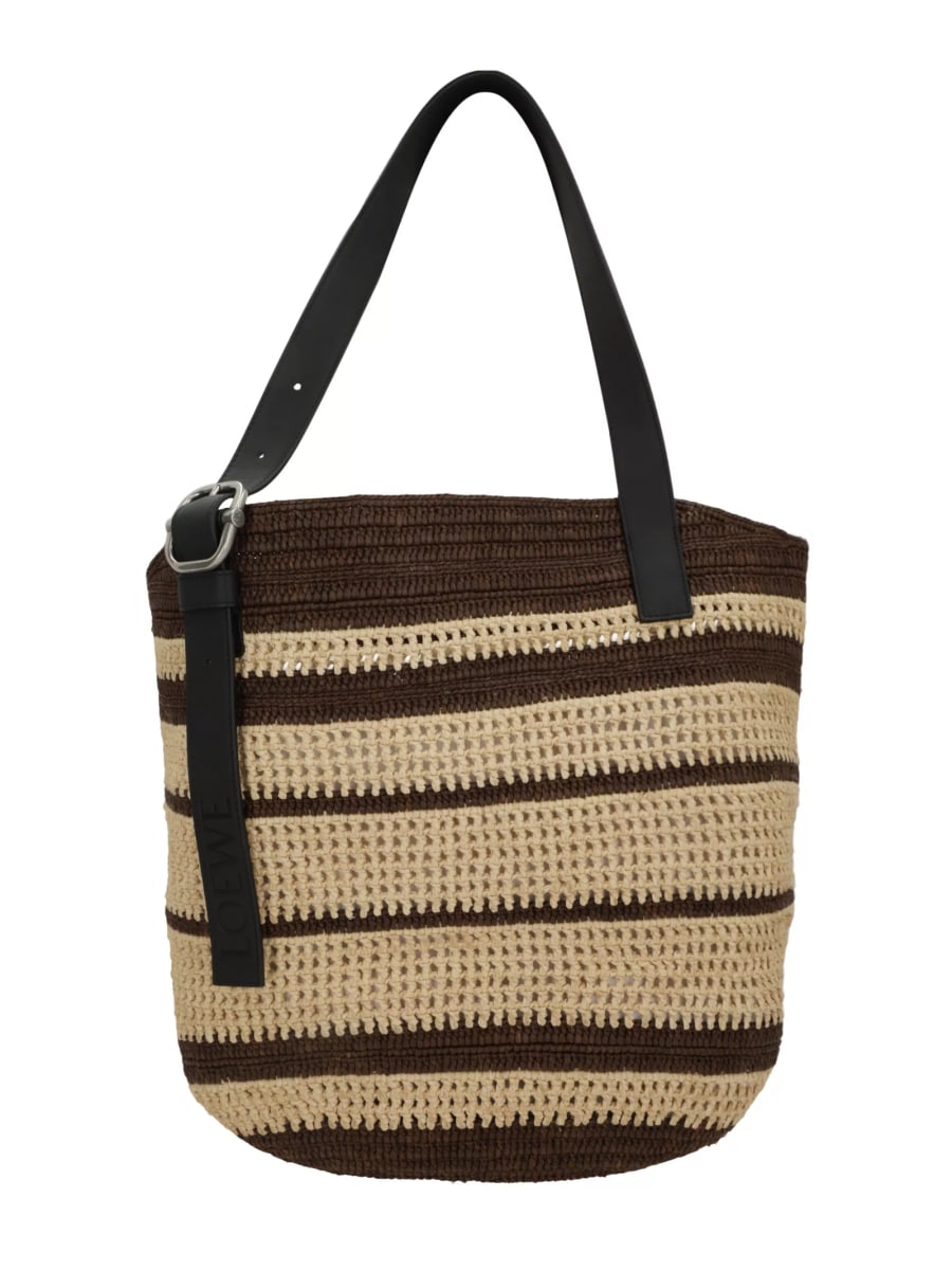 Loewe paula's ibiza Borsa shopping in rafia Loop