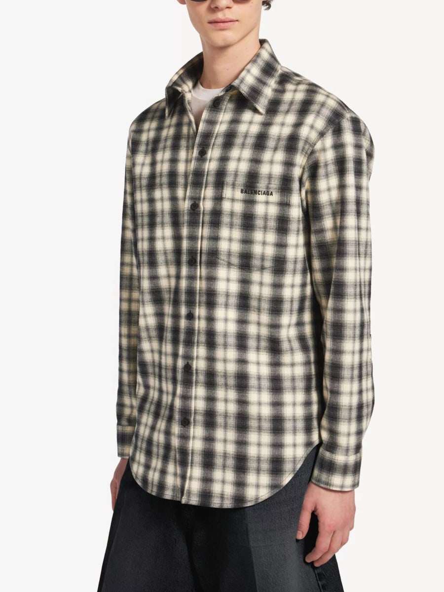 Balenciaga Camicia a quadri, view 3