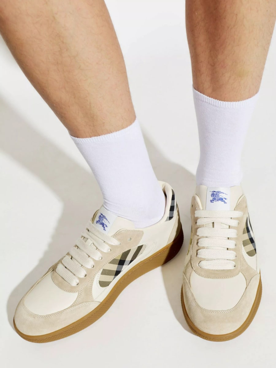 Burberry Nuove sneakers in pelle Terrace, view 5