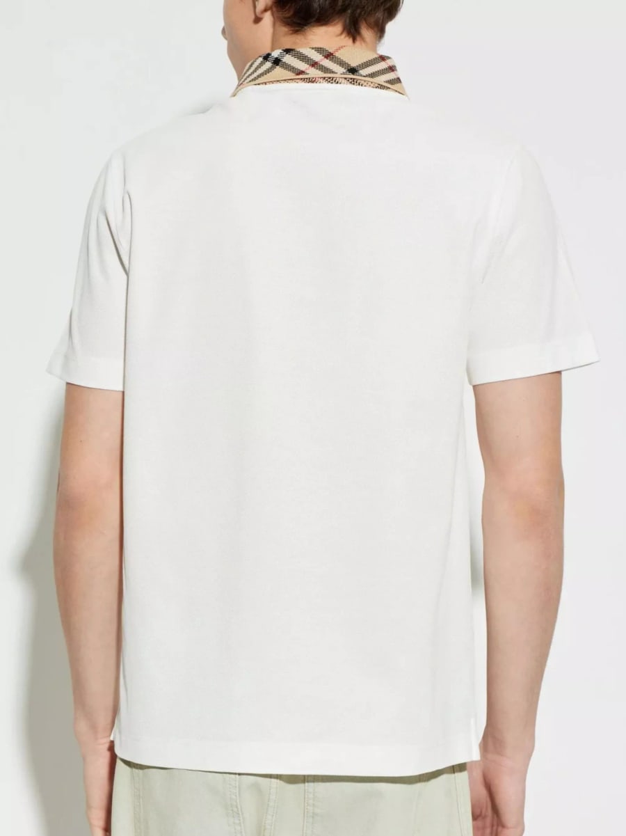 Burberry La Polo in Cotone, view 3