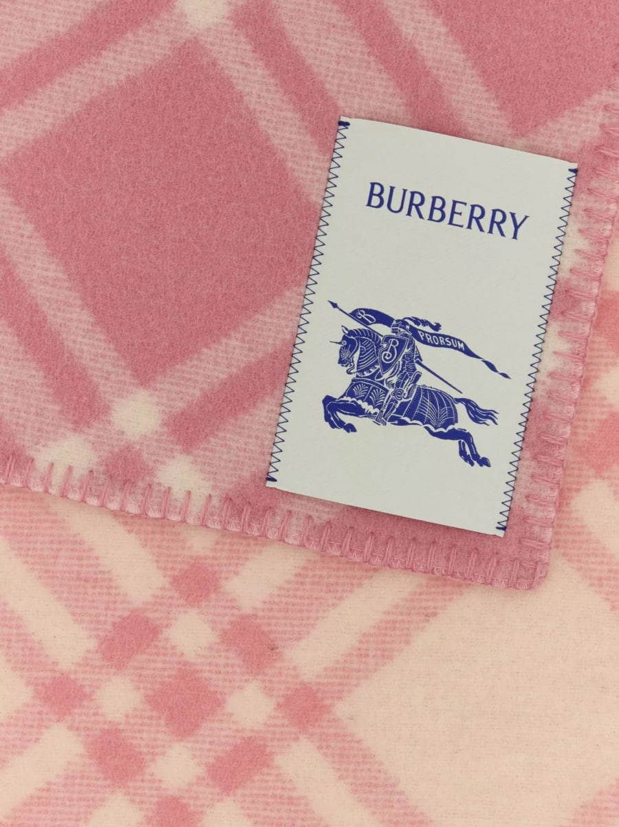 Burberry Sciarpa in lana a quadri, view 2