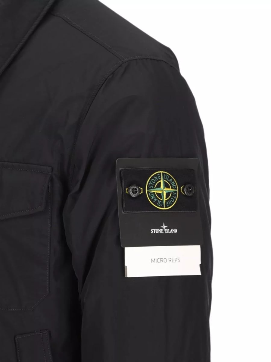Stone Island logo blouson jacket, view 2