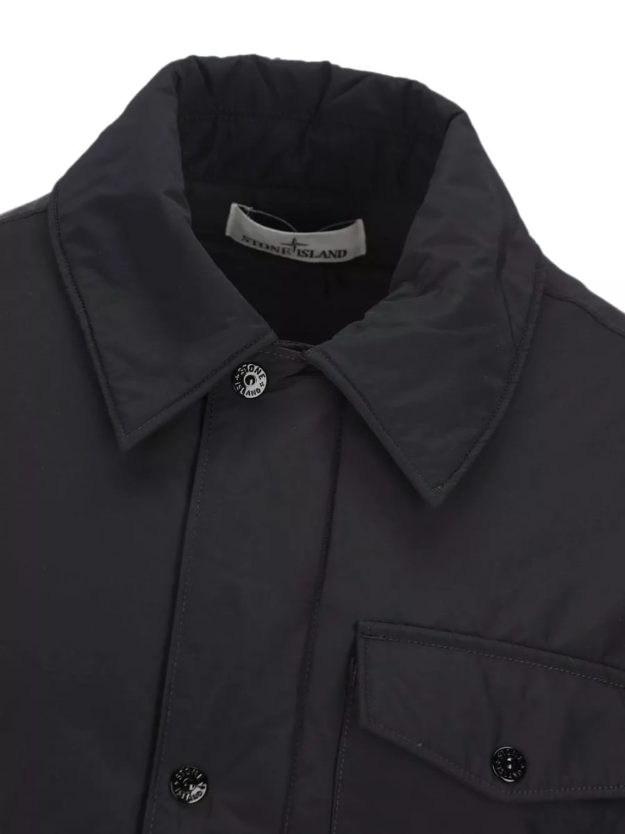 Stone Island logo blouson jacket, view 3
