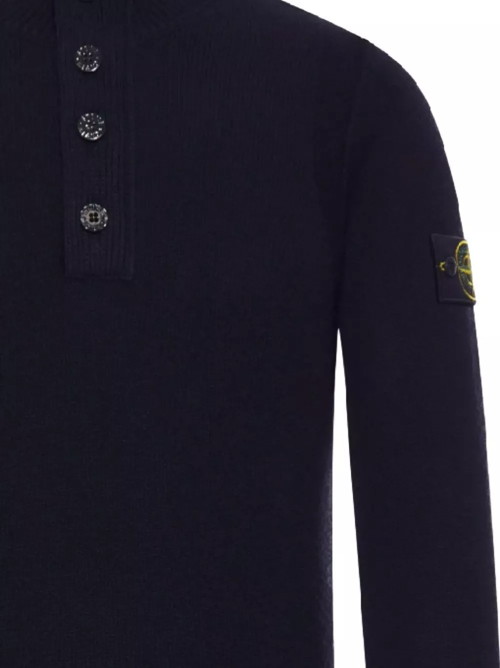 Stone Island Maglione a collo alto in lana, view 2
