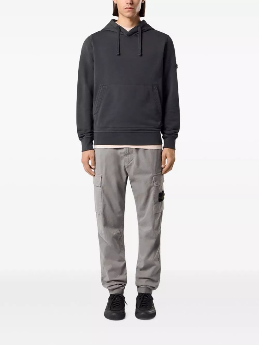 Stone Island Pantaloni cargo in cotone, view 3