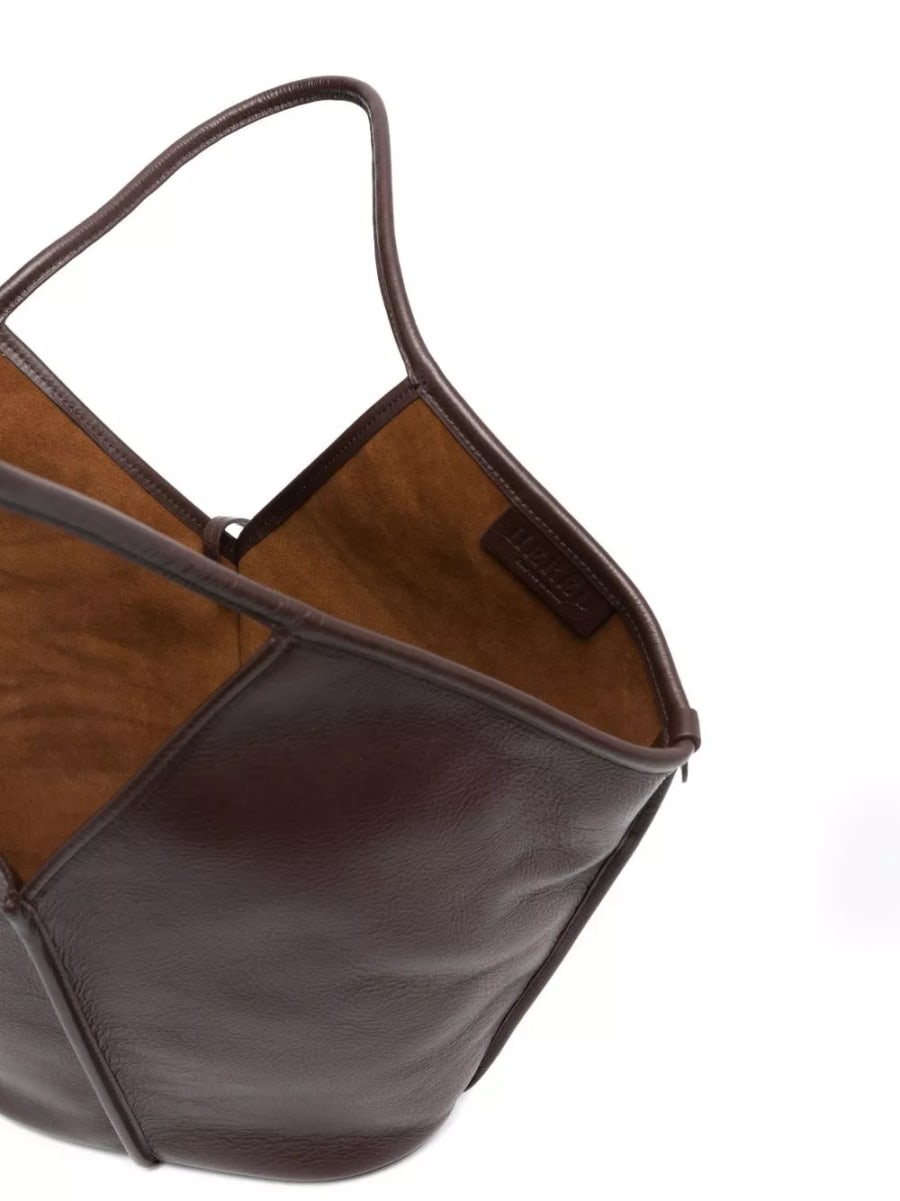 Hereu Borsa tote in pelle Calella, view 3