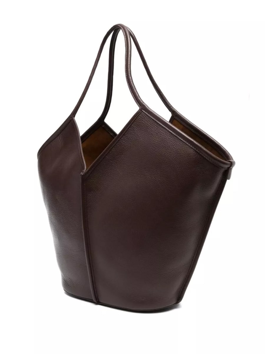 Hereu Borsa tote in pelle Calella, view 4