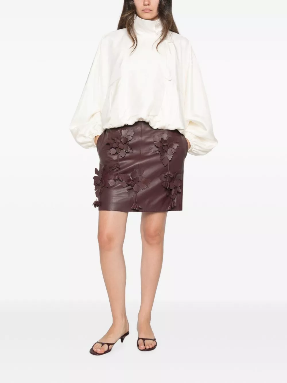 Alberta ferretti Gonna mini in ecopelle