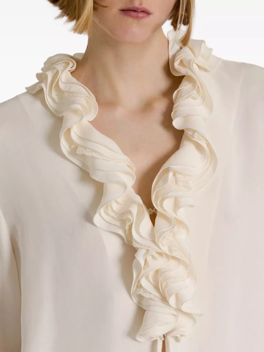 Alberta ferretti Camicia Georgette, view 3
