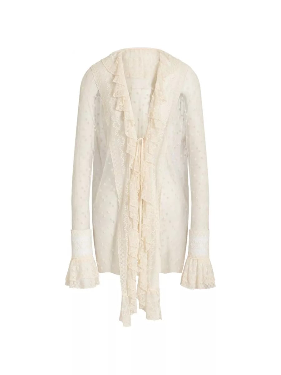 Alberta ferretti Camicia in tulle