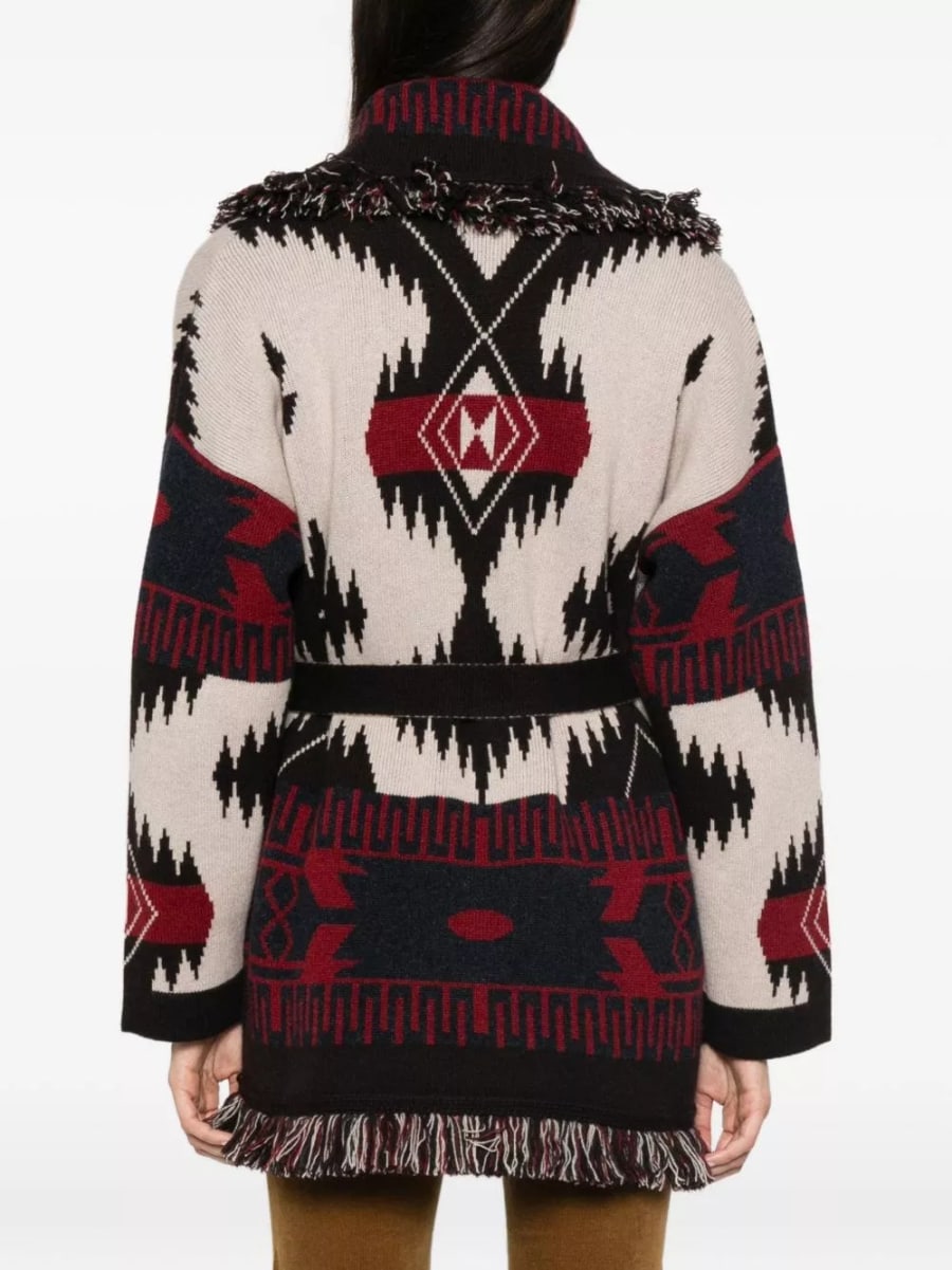 Alanui Cardigan in cashmere Icon, view 3