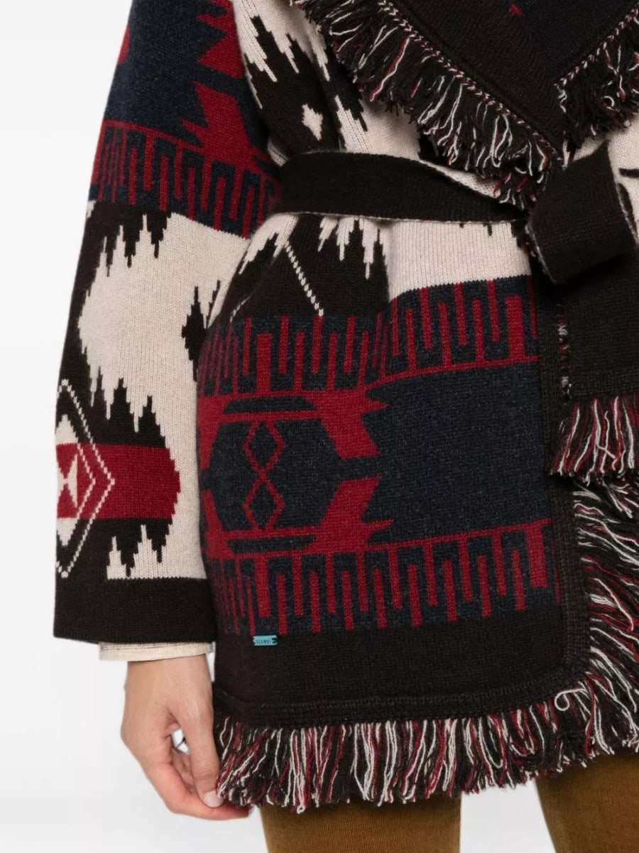 Alanui Cardigan in cashmere Icon, view 4